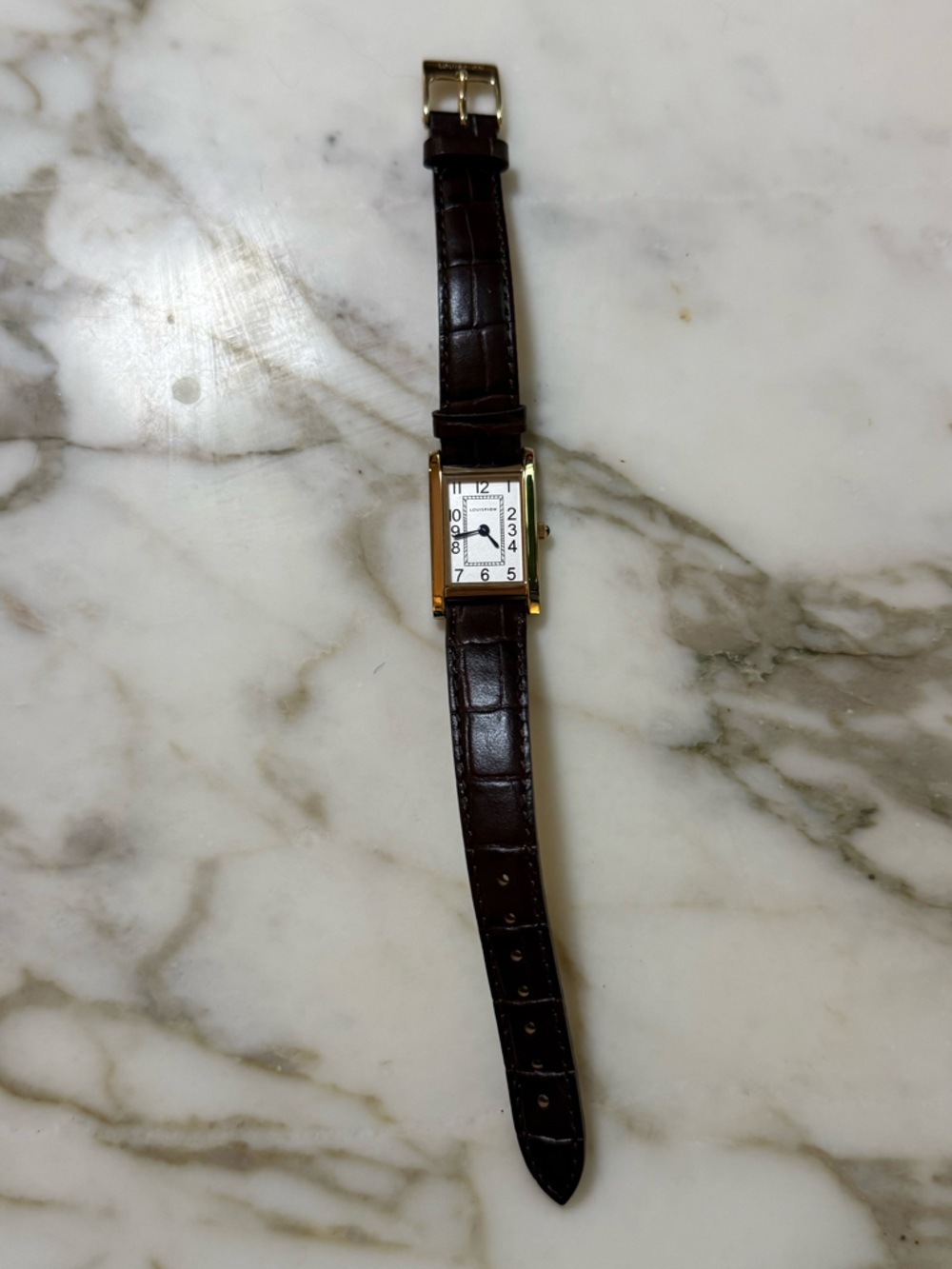 Louis Pion Vintage Leather Watch - Picture 3 of 10